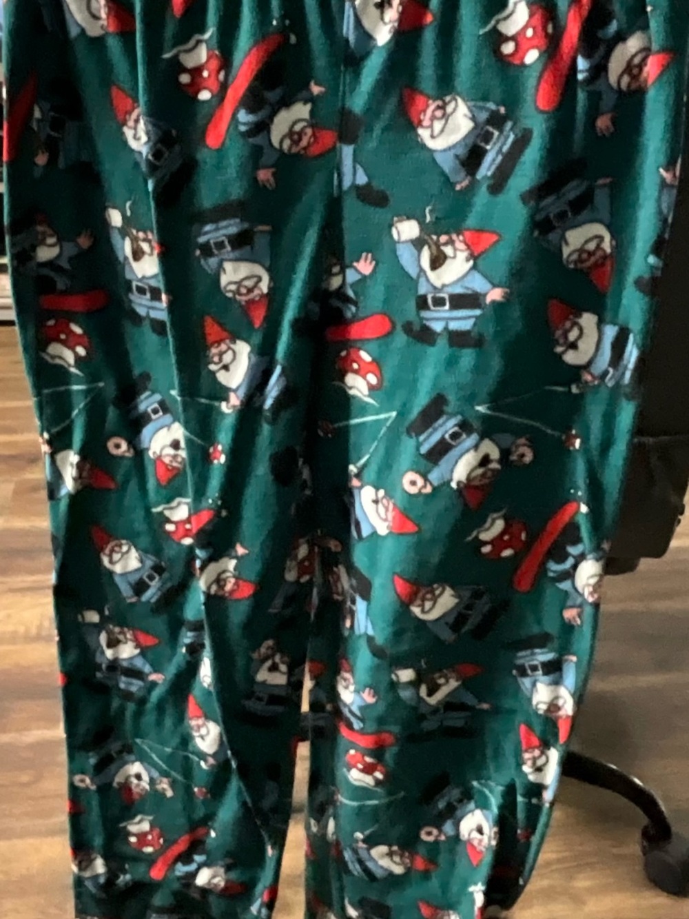 Sonoma Green Gnome Print Kids Pajama Bottoms